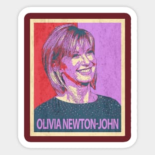 olivia newton john Sticker